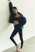 High-Waist Airlift Legging - Black
