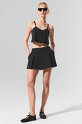 Dreamscape Tennis Skirt - Black